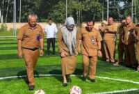 Norhayati Resmikan Lapangan Mini Soccer di DPRD Kaltim, Ajak Pegawai Tingkatkan Kebersamaan