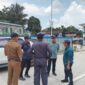 Tinjauan tim Pansus LKPJ DPRD Samarinda di lokasi proyek DPRD Samarinda, Senin 27 April 2026.