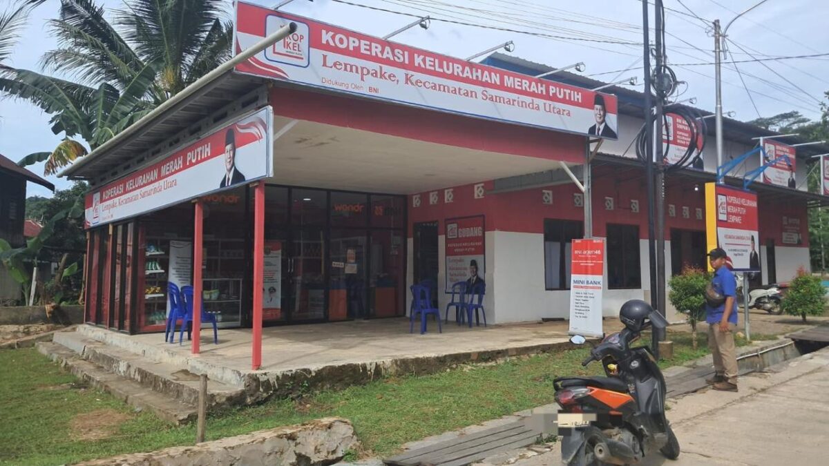  Koperasi Kelurahan Merah Putih di Lempake, Samarinda Utara.