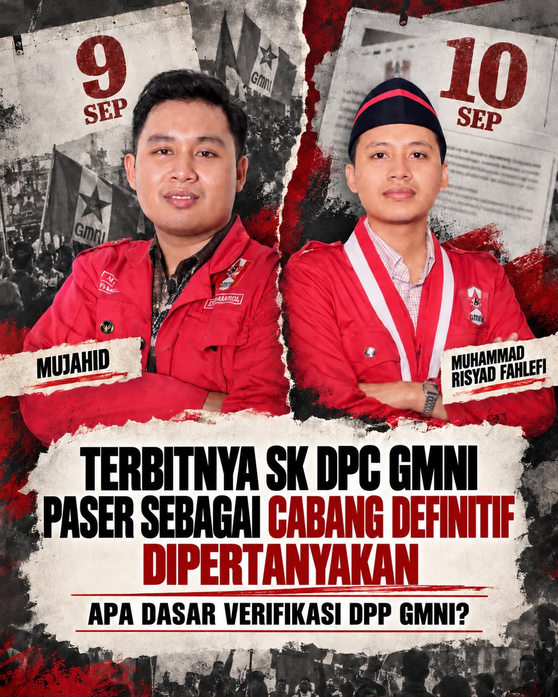 Mujahid, Kanan/ Risyad Kiri.