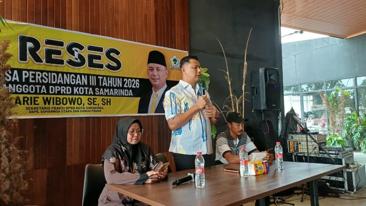 Suasana Reses Anggota DPRD Kota Samarinda Arie Wibowo.